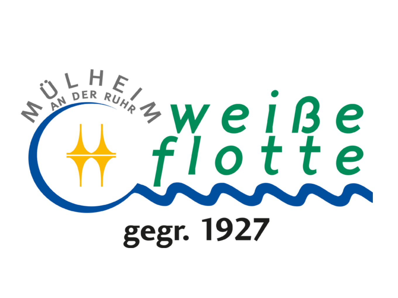 Logo der Weißen Flotte Mülheim an der Ruhr, gegründet 1927