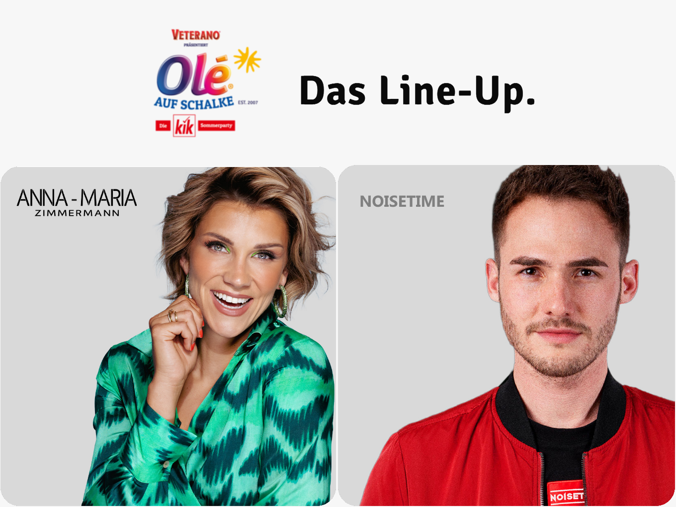 Anna-Maria Zimmermann und Noisetime im Line-Up